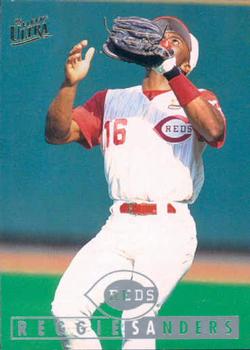 #370 Reggie Sanders - Cincinnati Reds - 1995 Ultra Baseball