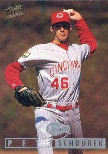 #371 Pete Schourek - Cincinnati Reds - 1995 Ultra Baseball