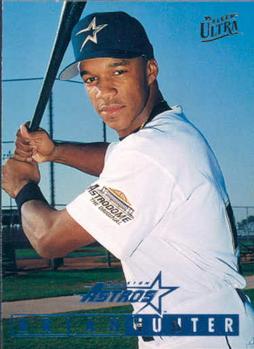 #387 Brian Hunter - Houston Astros - 1995 Ultra Baseball