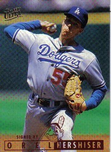 #396 Orel Hershiser - Cleveland Indians - 1995 Ultra Baseball