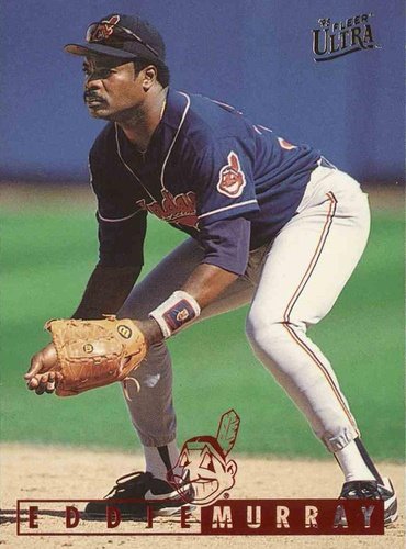 #39 Eddie Murray - Cleveland Indians - 1995 Ultra Baseball