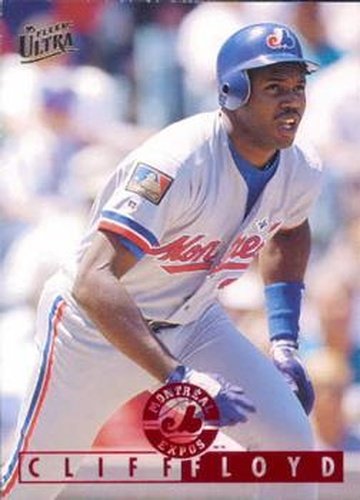 #402 Cliff Floyd - Montreal Expos - 1995 Ultra Baseball