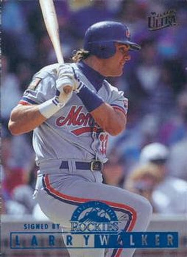 #409 Larry Walker - Colorado Rockies - 1995 Ultra Baseball