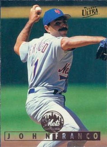 #411 John Franco - New York Mets - 1995 Ultra Baseball