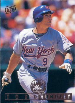 #412 Todd Hundley - New York Mets - 1995 Ultra Baseball