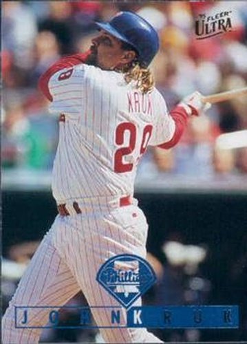 #421 John Kruk - Philadelphia Phillies - 1995 Ultra Baseball