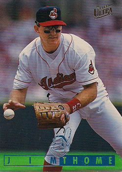#42 Jim Thome - Cleveland Indians - 1995 Ultra Baseball