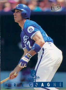 #56 Greg Gagne - Kansas City Royals - 1995 Ultra Baseball