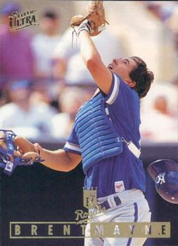 #59 Brent Mayne - Kansas City Royals - 1995 Ultra Baseball
