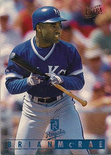 #60 Brian McRae - Kansas City Royals - 1995 Ultra Baseball