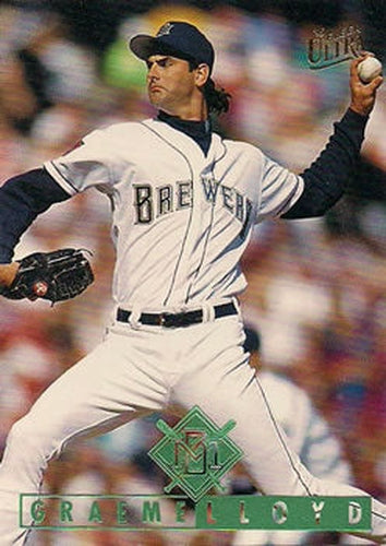 #66 Graeme Lloyd - Milwaukee Brewers - 1995 Ultra Baseball