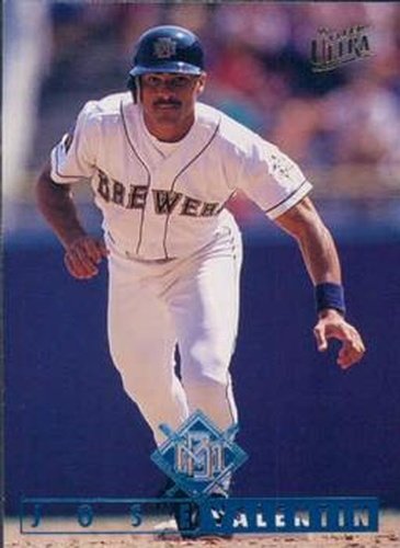 #69 Jose Valentin - Milwaukee Brewers - 1995 Ultra Baseball