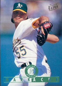 #89 Mark Acre - Oakland Athletics - 1995 Ultra Baseball