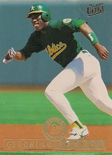 #90 Geronimo Berroa - Oakland Athletics - 1995 Ultra Baseball