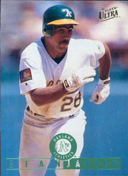 #93 Stan Javier - Oakland Athletics - 1995 Ultra Baseball