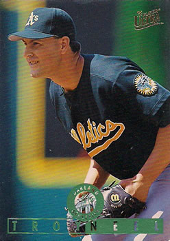 #95 Troy Neel - Oakland Athletics - 1995 Ultra Baseball