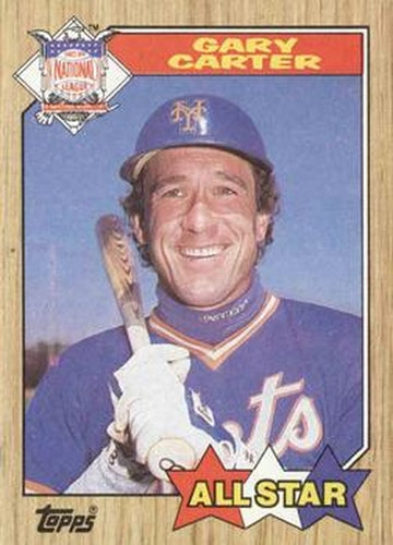 #602 Gary Carter - New York Mets - 1987 Topps Baseball