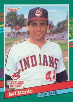 #602 Jeff Manto - Cleveland Indians - 1991 Donruss Baseball