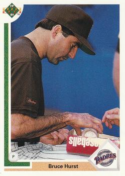 #602 Bruce Hurst - San Diego Padres - 1991 Upper Deck Baseball