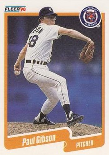 #602 Paul Gibson - Detroit Tigers - 1990 Fleer USA Baseball