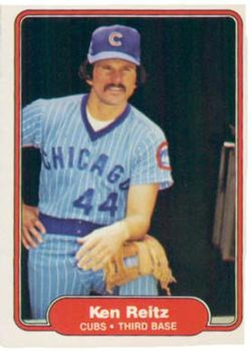 #602 Ken Reitz - Chicago Cubs - 1982 Fleer Baseball