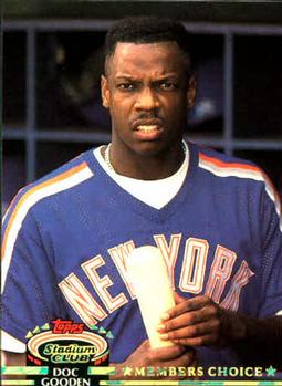 #602 Doc Gooden - New York Mets - 1992 Stadium Club Baseball