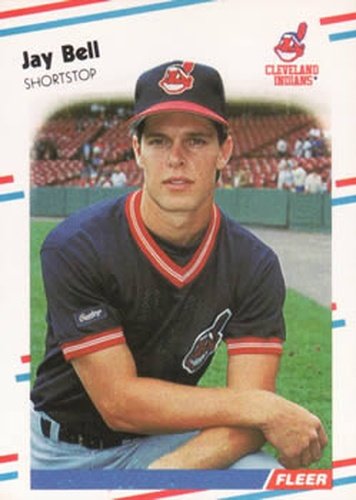 #602 Jay Bell - Cleveland Indians - 1988 Fleer Baseball