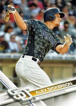 #602 Alex Dickerson - San Diego Padres - 2017 Topps Baseball