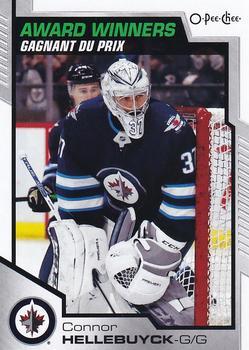 #602 Connor Hellebuyck - Winnipeg Jets - 2020-21 O-Pee-Chee Update Hockey