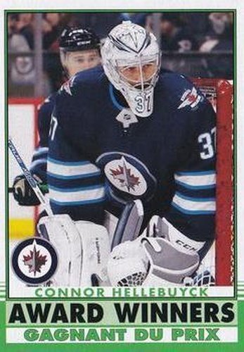 #602 Connor Hellebuyck - Winnipeg Jets - 2020-21 O-Pee-Chee Update Retro Hockey