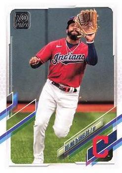 #602 Delino DeShields - Cleveland Indians - 2021 Topps Baseball