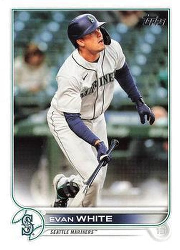 #602 Evan White - Seattle Mariners - 2022 Topps Baseball