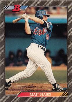 #602 Matt Stairs - Montreal Expos - 1992 Bowman Baseball