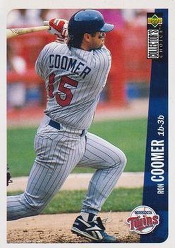 #602 Ron Coomer - Minnesota Twins - 1996 Collector's Choice Baseball