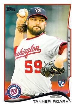 #602 Tanner Roark - Washington Nationals - 2014 Topps Baseball