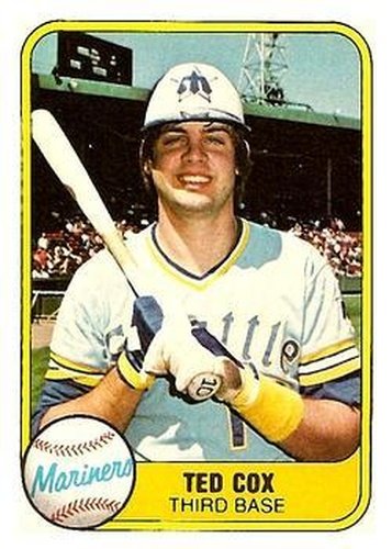#602 Ted Cox - Seattle Mariners - 1981 Fleer Baseball
