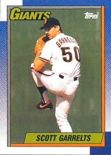 #602 Scott Garrelts - San Francisco Giants - 1990 O-Pee-Chee Baseball