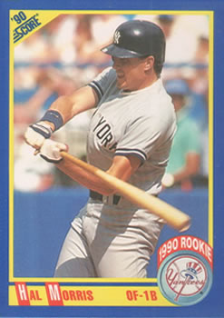 #602 Hal Morris - New York Yankees - 1990 Score Baseball