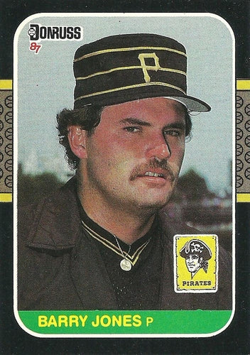 #602 Barry Jones - Pittsburgh Pirates - 1987 Donruss Baseball