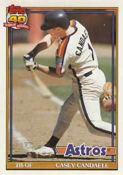 #602 Casey Candaele - Houston Astros - 1991 O-Pee-Chee Baseball