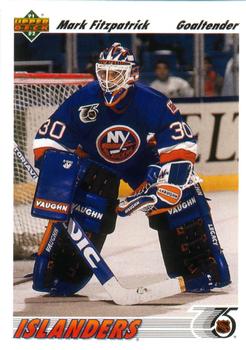 #602 Mark Fitzpatrick - New York Islanders - 1991-92 Upper Deck Hockey