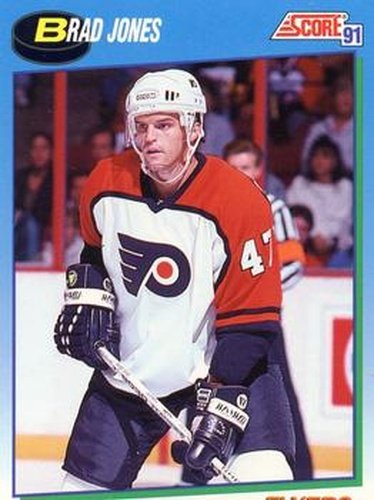 #603 Brad Jones - Philadelphia Flyers - 1991-92 Score Canadian Hockey