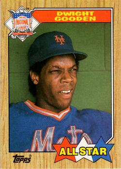 #603 Dwight Gooden - New York Mets - 1987 Topps Baseball