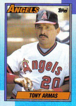 #603 Tony Armas - California Angels - 1990 Topps Baseball