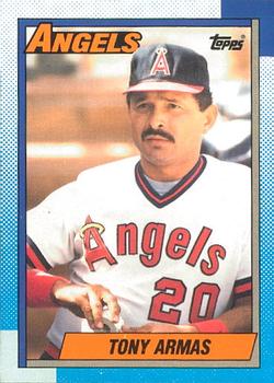 #603 Tony Armas - California Angels - 1990 O-Pee-Chee Baseball