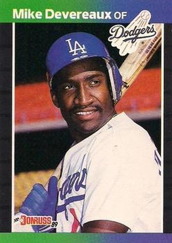#603 Mike Devereaux - Los Angeles Dodgers - 1989 Donruss Baseball