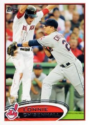 #603 Lonnie Chisenhall - Cleveland Indians - 2012 Topps Baseball