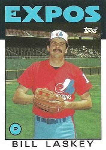 #603 Bill Laskey - Montreal Expos - 1986 Topps Baseball