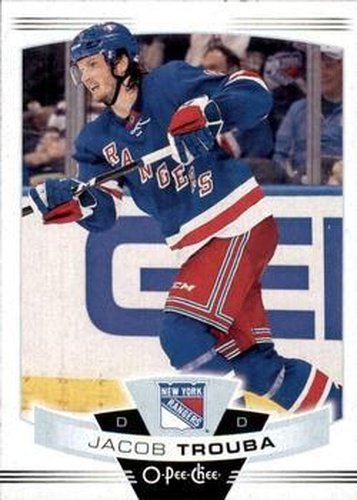 #603 Jacob Trouba - New York Rangers - 2019-20 O-Pee-Chee Update Hockey