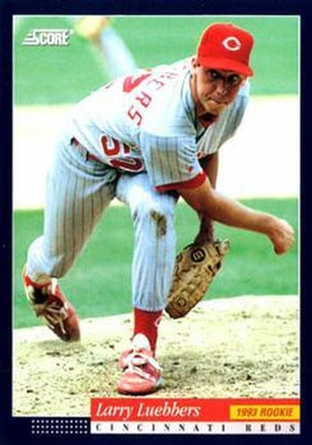 #603 Larry Luebbers - Cincinnati Reds -1994 Score Baseball